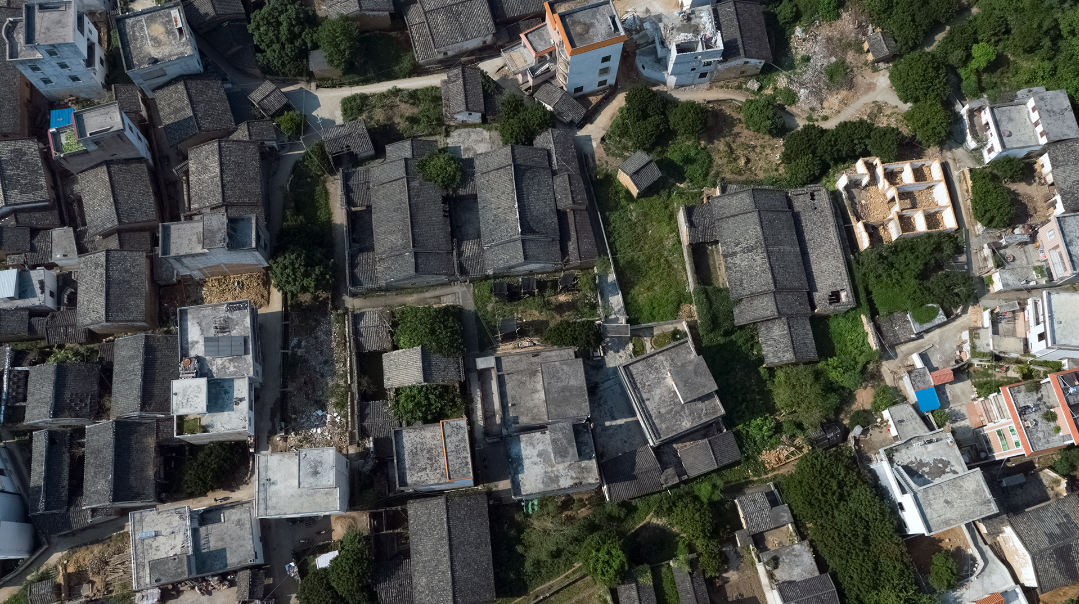 飛閱新農(nóng)村：龍崗村一景--黎鎮(zhèn)芳.png
